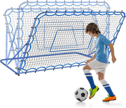 Winthai Soccer Rebounder Net, Quick-Switch Angle Soccer Training for Control, Passing Practice, Easy Setup Rebounder Gifts Aids & Equipment for Kids,Teens & Adults Soccer Accessories Summerwins